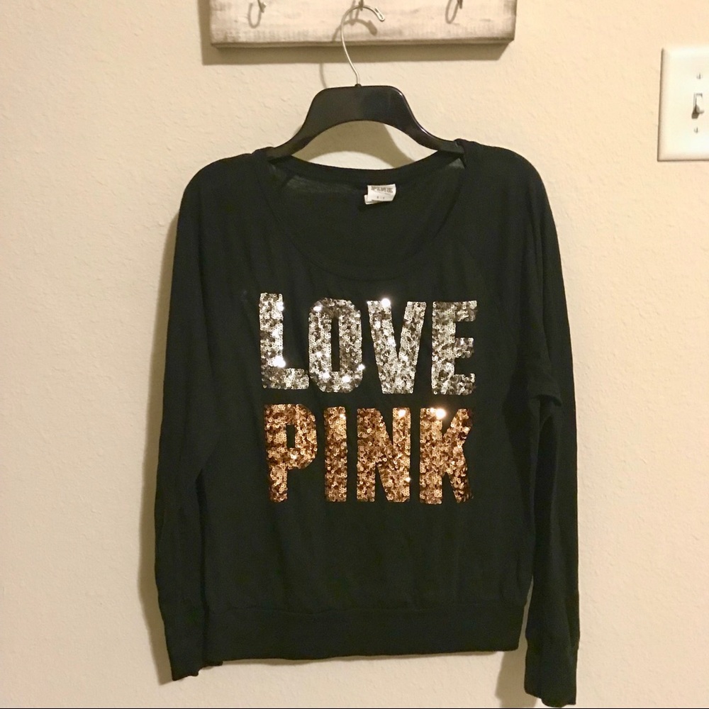 VS Pink Bling Long Sleeve